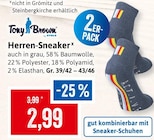 Kaufhaus Stolz Göhren - Herren-Sneaker Angebot im Prospekt Herren-Sneaker bei Kaufhaus Stolz im Göhren Prospekt für 2,99 €