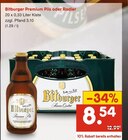 Bitburger Premium Pils oder Radler Angebote von Bitburger bei Netto Marken-Discount Heidelberg für 8,54 €