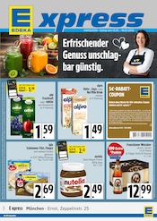 Aktueller E xpress Discounter Prospekt in Hebertshausen und Umgebung, "Erfrischender Genuss unschlagbar günstig" mit 4 Seiten, 14.01.2025 - 18.01.2025