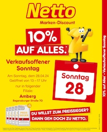 Netto Marken-Discount Prospekt "10% auf alles" mit  Seiten (Kümmersbruck)
