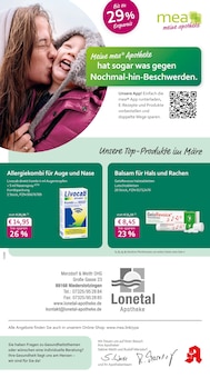 mea - meine apotheke Prospekt Unsere März-Angebote mit 4 Seiten