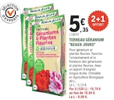 Terreau géraniums - BEAUX JOURS à 5,35 € dans le catalogue E.Leclerc
