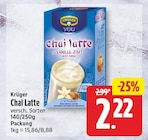 Chai Latte von Krüger für 2,22 € bei EDEKA im Angebot Chai Latte von Krüger im aktuellen EDEKA Prospekt