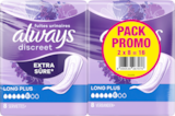 SERVIETTES FUITES URINAIRES LONG PLUS DISCREET ALWYAS - ALWAYS DISCREET dans le catalogue Auchan Hypermarché