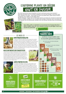 Prospectus Gamm vert à Mézy-sur-Seine, "Préparez votre jardin à révéler sa belle nature", 12 pages de promos valables du 09/10/2024 au 20/10/2024