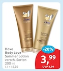 Body Love Summer Lotion von Dove im aktuellen budni Prospekt