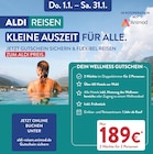 Wellness Gutschein von Aldi Reisen im aktuellen ALDI SÜD Prospekt für 189,00 €