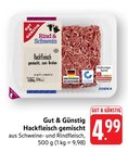 EDEKA - Hackfleisch gemischt Angebot im Prospekt Hackfleisch gemischt bei EDEKA im Prospekt "" für 4,99 €