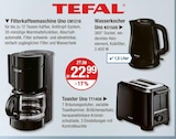 Filterkaffeemaschine Uno CM1218 von Tefal für 22,99 € bei V-Markt im Angebot Filterkaffeemaschine Uno CM1218 von Tefal im aktuellen V-Markt Prospekt