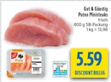 Aktuelle Pute Angebote bei diska in Erfurt Aktuelles Puten Ministeaks Angebot bei diska in Erfurt ab 5,59 €