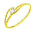 Promo Bague en or jaune oxyde de zirconium à 105,00 € dans le catalogue E.Leclerc à Jonzac