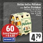 helles Pülleken oder helles Zitrönken im Angebot bei EDEKA in Heinsberg helles Pülleken oder helles Zitrönken Angebote von Veltins bei EDEKA Heinsberg für 4,79 €