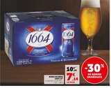 Biere blonde 5.5° - 1664 en promo chez Super U Aix-en-Provence à 7,14 €