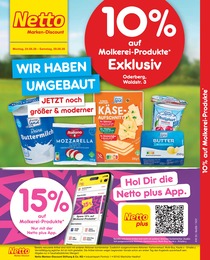 Aktueller Netto Marken-Discount Prospekt, "10% auf Molkerei-Produkte", mit Angeboten der Woche, gültig von 24.08.2026 bis 24.08.2026
