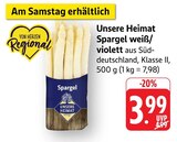 EDEKA Hirschberg - Spargel weiß/violett Angebot im Prospekt Spargel weiß/violett bei EDEKA im Hirschberg Prospekt für 3,99 €