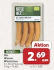 Bio Wiener Würstchen Angebote von NaturWert Bio bei famila Nordwest Oldenburg für 2,69 €