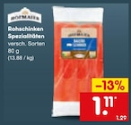 Aktuelles Rohschinken Spezialitäten Angebot bei Netto Marken-Discount in Wuppertal ab 1,11 €