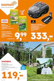 Wäschespinne Angebot im aktuellen Globus-Baumarkt Prospekt auf Seite 16