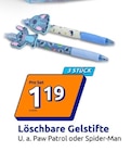Löschbare Gelstifte im aktuellen Action Prospekt