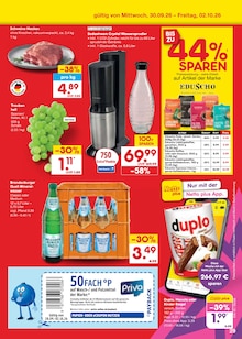 Weintrauben Angebot im Netto Marken-Discount Prospekt, gültig von 28.09.2026 bis 02.10.2026 Weintrauben Angebot im aktuellen Netto Marken-Discount Prospekt auf Seite 39