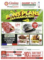 Catalogue Casino Supermarchés à Les Bossons, avec 40 pages Prospectus Casino Supermarchés à Les Bossons, "Les bons plans qui marquent", 40 pages, 21/06/2021 - 04/07/2021