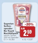 Seifenspender No-Touch Nachfüllpack Angebote von Sagrotan bei combi Minden für 2,59 €