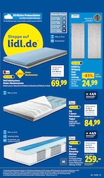 Lidl Matratze im Prospekt Lidl Matratze im Prospekt