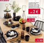 Geschirr-Serie „Black“ für 2,00 € bei Woolworth im Angebot Geschirr-Serie „Black“ im aktuellen Woolworth Prospekt