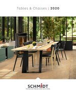 Catalogue Cuisines Schmidt à Denguin, avec 36 pages Prospectus Cuisines Schmidt à Denguin, "Tables & Chaises 2020", 36 pages, 01/01/2020 - 31/12/2020