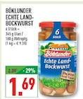 Echte Land-Bockwurst bei Marktkauf im Recklinghausen Prospekt für 1,69 €