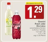Fresh oder Die Limo im Angebot bei WEZ in Löhne Fresh oder Die Limo Angebote von Granini bei WEZ Löhne für 1,29 €
