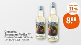 Bisongrass Vodka Angebote von Grasovka bei tegut Oberursel für 8,88 €