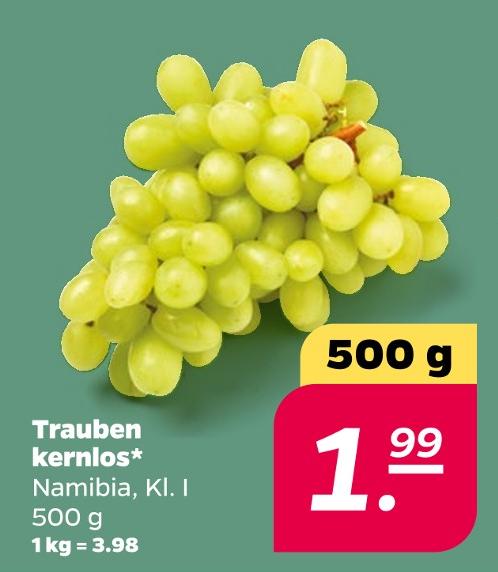 Trauben kernlos