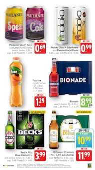 Bitburger im EDEKA Prospekt "Aktuelle Angebote" mit 42 Seiten (Mannheim)