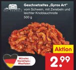 Geschnetzeltes Gyros Art Angebote von Gut Ponholz bei Netto Marken-Discount Hamm für 2,99 €