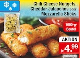 Aktuelles Chili Cheese Nuggets, Cheddar Jalapeños oder Mozzarella Sticks Angebot bei Zimmermann in Bremen ab 4,99 €