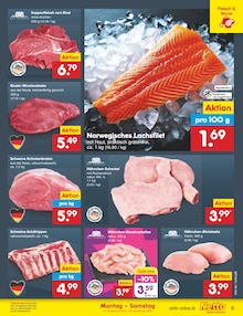 Schweinefilet im Netto Marken-Discount Prospekt "Aktuelle Angebote" mit 56 Seiten (Freiburg (Breisgau))