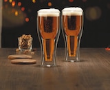 Coffret 2 verres à bière double paroi en promo chez La Foir’Fouille Saint-Médard-en-Jalles à 9,99 €