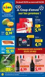 Catalogue Supermarchés de Lidl à Bordeaux, avec 90 pages Prospectus Supermarchés de Lidl à Bordeaux: "Coup d'envoi sur les promos !", 90 pages, 29/05/2025 - 04/06/2025