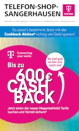 Aktueller Telefon Shop Sangerhausen Elektromarkt Prospekt in Artern und Umgebung, "Bis zu 600€ CASH BACK" mit 8 Seiten, 01.11.2024 - 30.11.2024