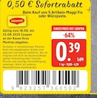 Aktuelles Maggi Fix oder Würzpaste Angebot bei EDEKA in Lübeck ab 0,39 €