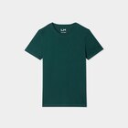 Promo T-shirt en coton manches courtes vert foncé garçon à 2,99 € dans le catalogue La Halle à Lunel