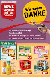 Aktueller REWE Supermarkt Prospekt in Wirges und Umgebung, "Dein Markt" mit 30 Seiten, 18.08.2025 - 23.08.2025