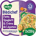 Blédichef Petits Spaghetti et Crème de Légumes dès 12 mois - BLEDINA en promo chez Intermarché Hyper Blédichef Petits Spaghetti et Crème de Légumes dès 12 mois - BLEDINA dans le catalogue Intermarché Hyper