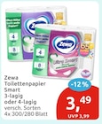 Toilettenpapier Smart 3-lagig von Zewa im aktuellen budni Prospekt