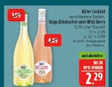 Hugo Alkoholfrei im Angebot bei Marktkauf in Leipzig Hugo Alkoholfrei Angebote von Käfer Cocktail bei Marktkauf Leipzig für 2,29 €