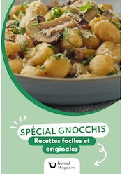 Catalogue Autres Magasins Recettes en cours à Dohem et alentours, "SPÉCIAL GNOCCHIS : Recettes faciles et originales", 1 page, 25/11/2024 - 12/01/2025