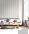 Panneau décoratif fraisé Caiman blanc L. 280 x l. 60 cm, ép. 1,5 cm - Foge dans le catalogue Castorama