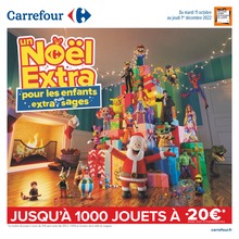 Catalogue Carrefour du moment, 11/10/2022 - 01/12/2022 Prospectus Carrefour en cours, "Un Noël extra", 64 pages