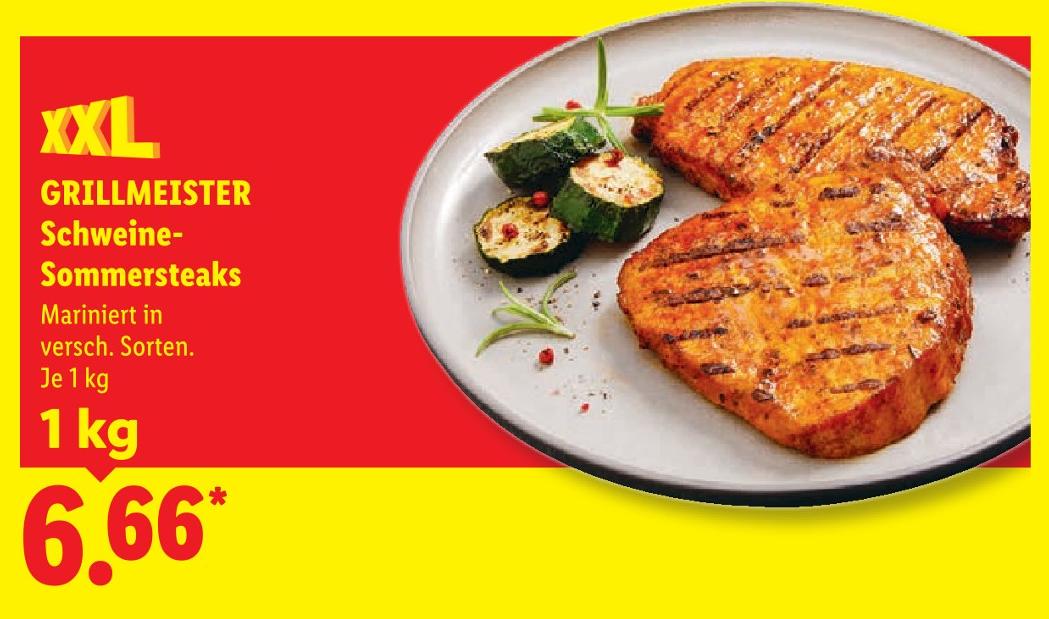 Schweine-Sommersteaks